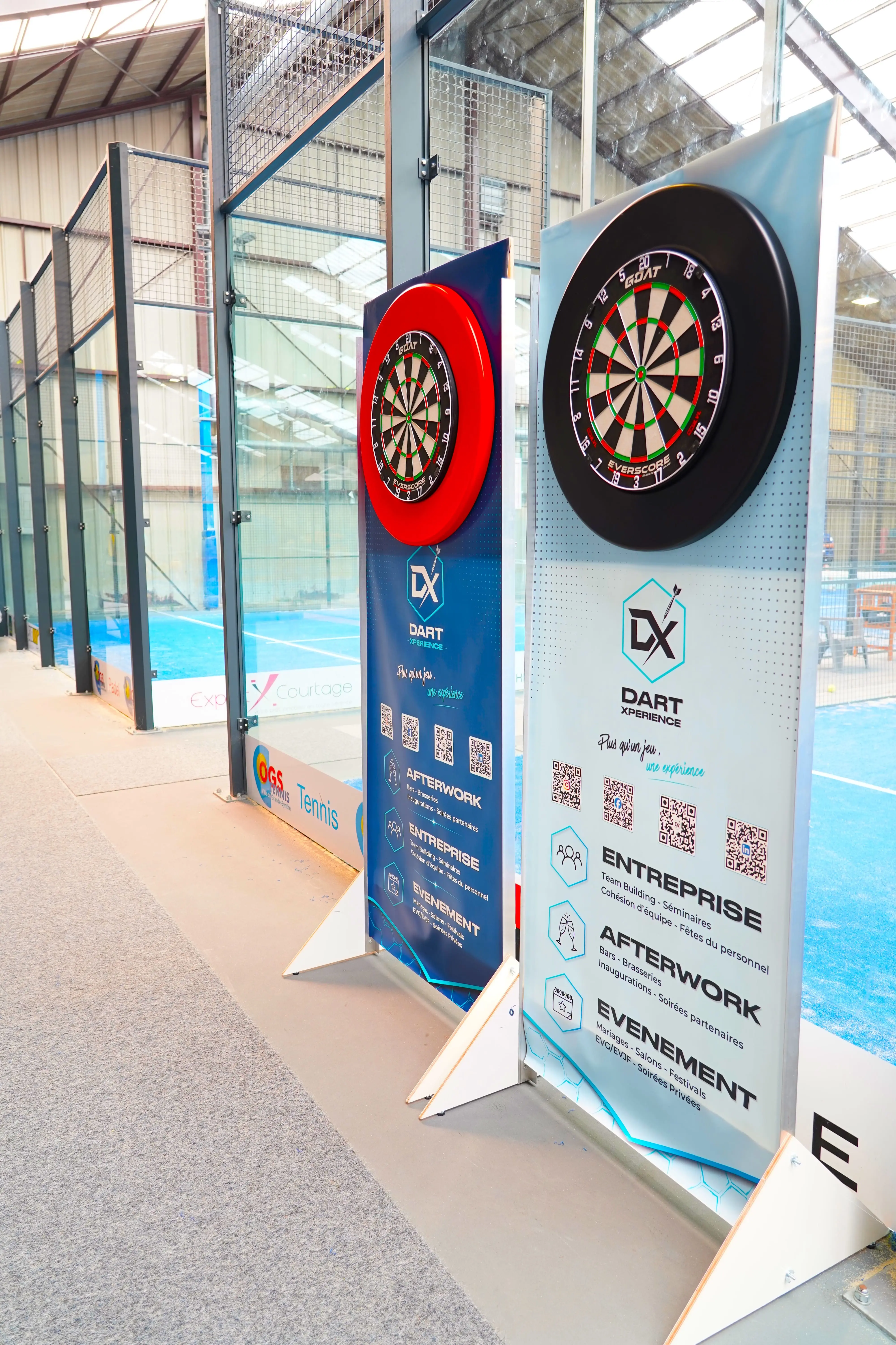 Cible et identité visuelle Dart Xperience